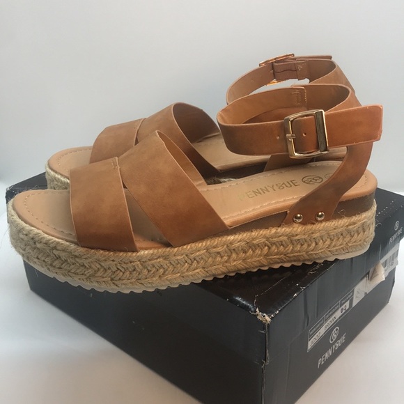 PENN Y SUE West Sandal Wedge Size 9 - Picture 12 of 16